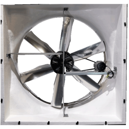 Belt-driven fan